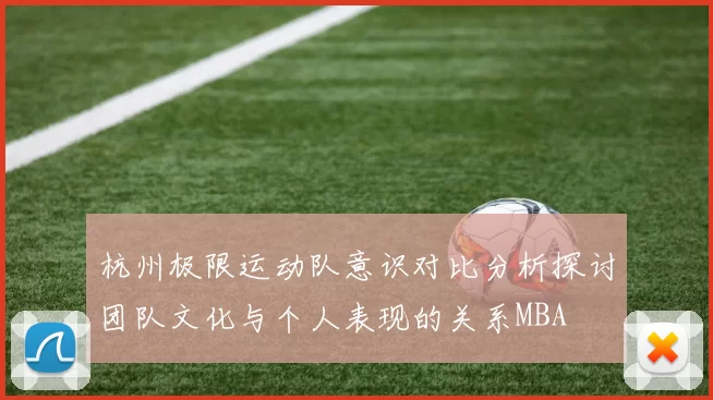 杭州极限运动队意识对比分析探讨团队文化与个人表现的关系MBA